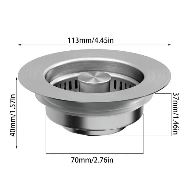 š„Upgraded 3 in 1 Kitchen Sink Drain Strainer