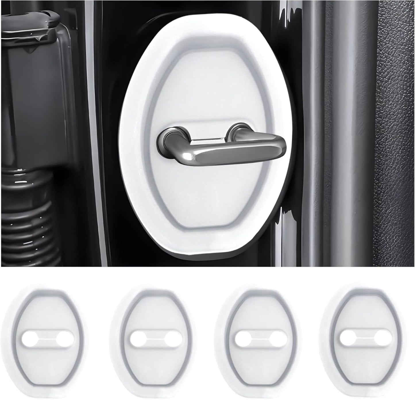 Car Door Lock Silicone Protective Pad