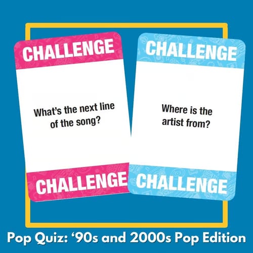 Lyrics Pop Quiz Pop Quiz 90s & 2000s Edition Music Trivia Game