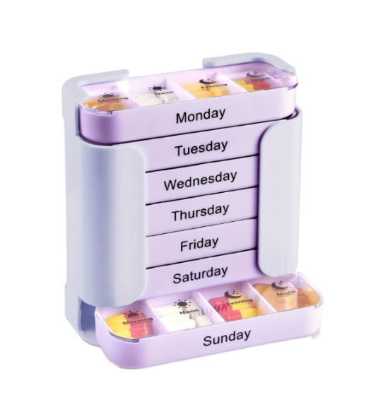 💊 Stay on Track - ✨7-Day Medication Organizer - For Effortless Health Management! 📅