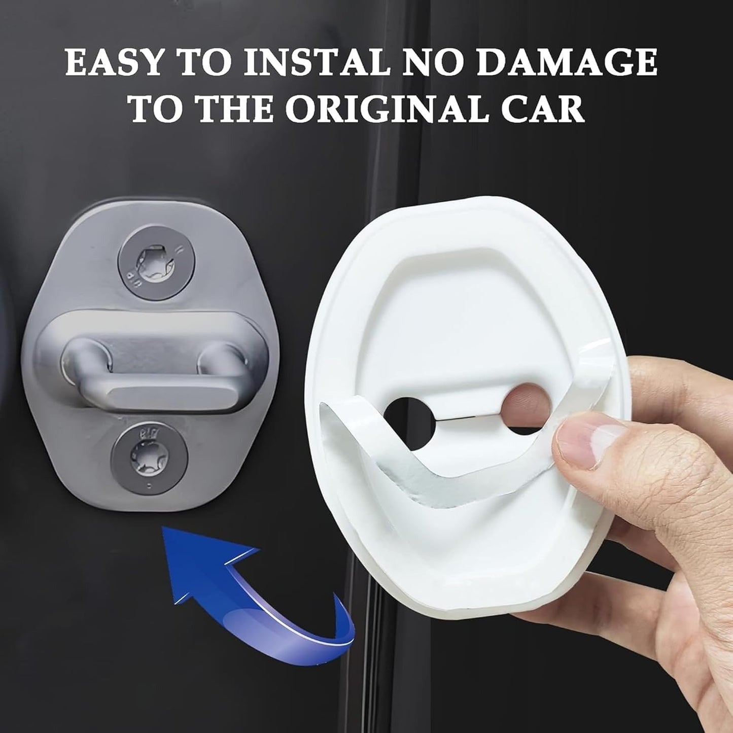 Car Door Lock Silicone Protective Pad