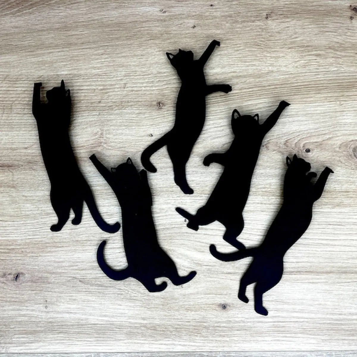 🔥😹5Pcs Metal Cat bookmark