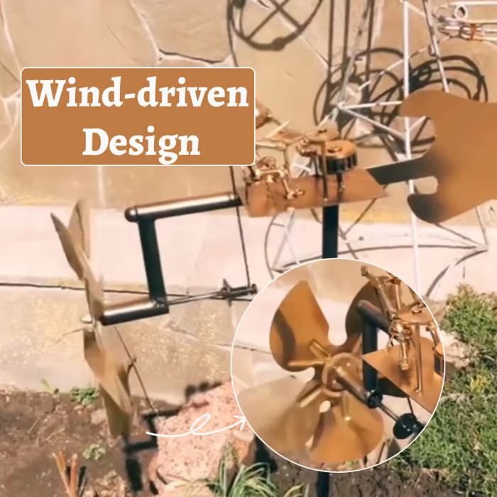 🔥Last Day: 50% OFF🔥🥁Handmade Metal Drummer Windmill🎁Buy 2 Free Shipping