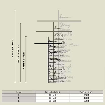 🏆 32K+ SOLD! 🕊️✝️ Sacred Cross Wall Art  – Scripture-Inspired Design for Peaceful Living Spaces 🌸