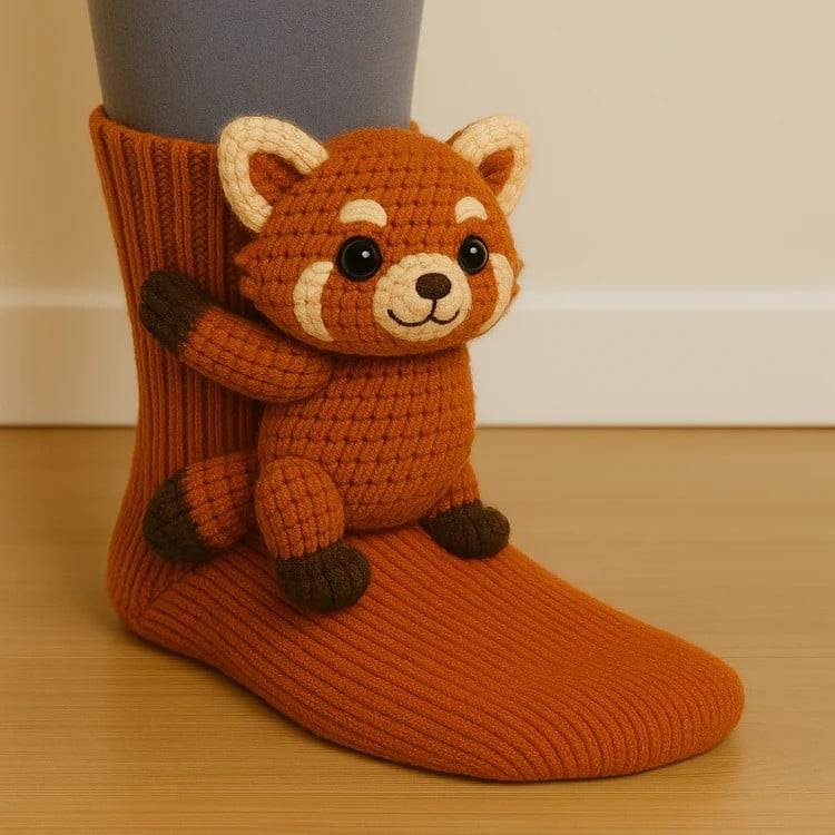 Cosy 3D Knit Animal Socks, Cute & Comfy for You or a Lovely Gift 💝