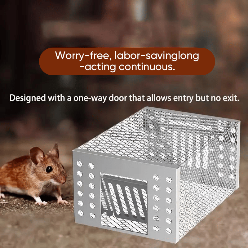 🚀🐭Stainless Steel Automatic Mousetrap