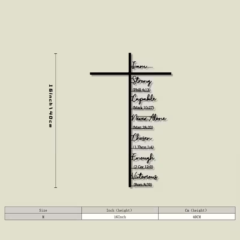 🏆 32K+ SOLD! 🕊️✝️ Sacred Cross Wall Art  – Scripture-Inspired Design for Peaceful Living Spaces 🌸