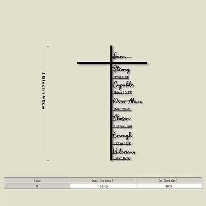 🏆 32K+ SOLD! 🕊️✝️ Sacred Cross Wall Art  – Scripture-Inspired Design for Peaceful Living Spaces 🌸