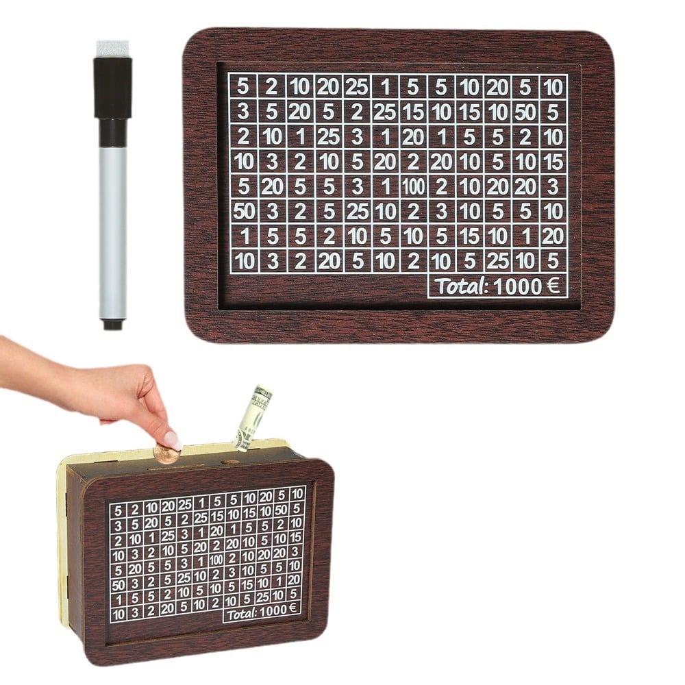 🔥Cash Vault Wooden Savings Box🎁