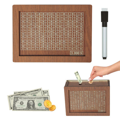 🔥Cash Vault Wooden Savings Box🎁