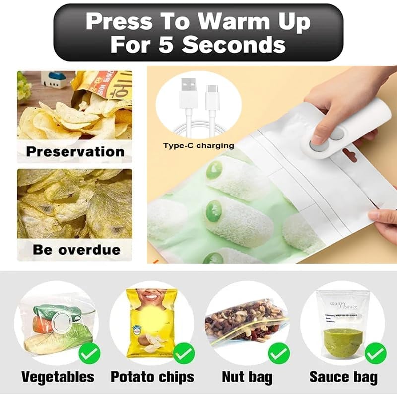 🎁🎄Upgraded Mini Bag Sealer