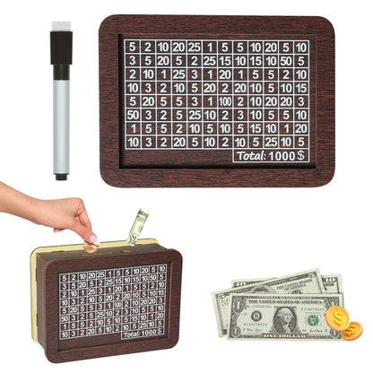 🔥Cash Vault Wooden Savings Box🎁