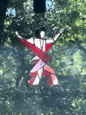 🔥LAST DAY 60% OFF - The Memphis Melody💃🤘 Handmade Stained Glass Spinner