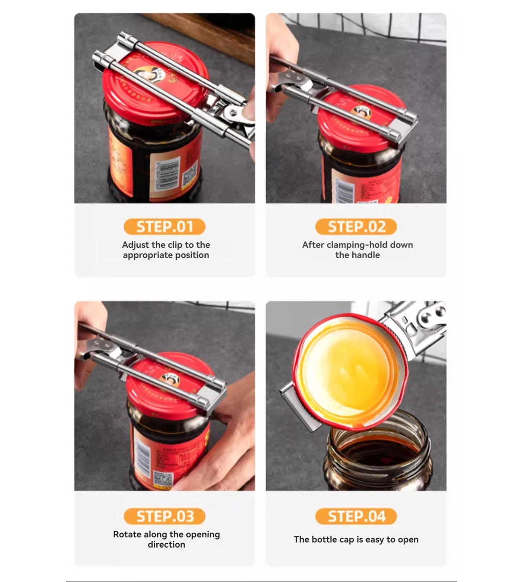 🎄Holiday Pre-Sale🔥Stainless Steel Non-Electrical Can Opene