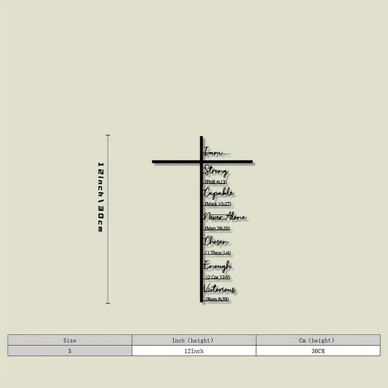 🏆 32K+ SOLD! 🕊️✝️ Sacred Cross Wall Art  – Scripture-Inspired Design for Peaceful Living Spaces 🌸