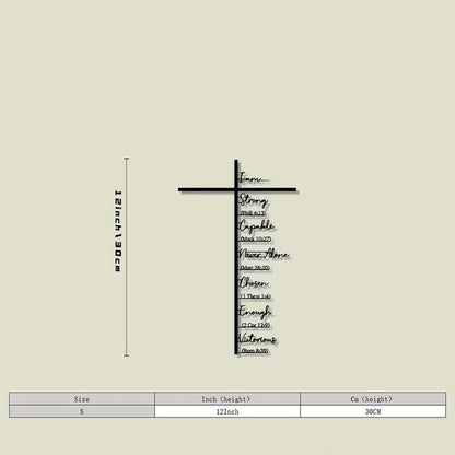 🏆 32K+ SOLD! 🕊️✝️ Sacred Cross Wall Art  – Scripture-Inspired Design for Peaceful Living Spaces 🌸