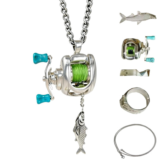 (🎄Early Christmas Sale 49%)🔥Fishing Reel Jewelry Set
