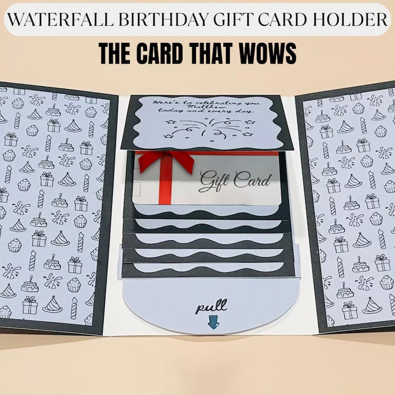 🎄 50K+ SOLD! 🎁✨ Christmas Gift Card Holder Book – Handmade Holiday Surprise, Festive Design & Heartfelt Gifting Magic 🎅