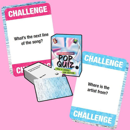 Lyrics Pop Quiz Pop Quiz 90s & 2000s Edition Music Trivia Game