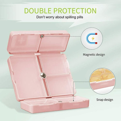 💊7 Compartments Portable Pill Case