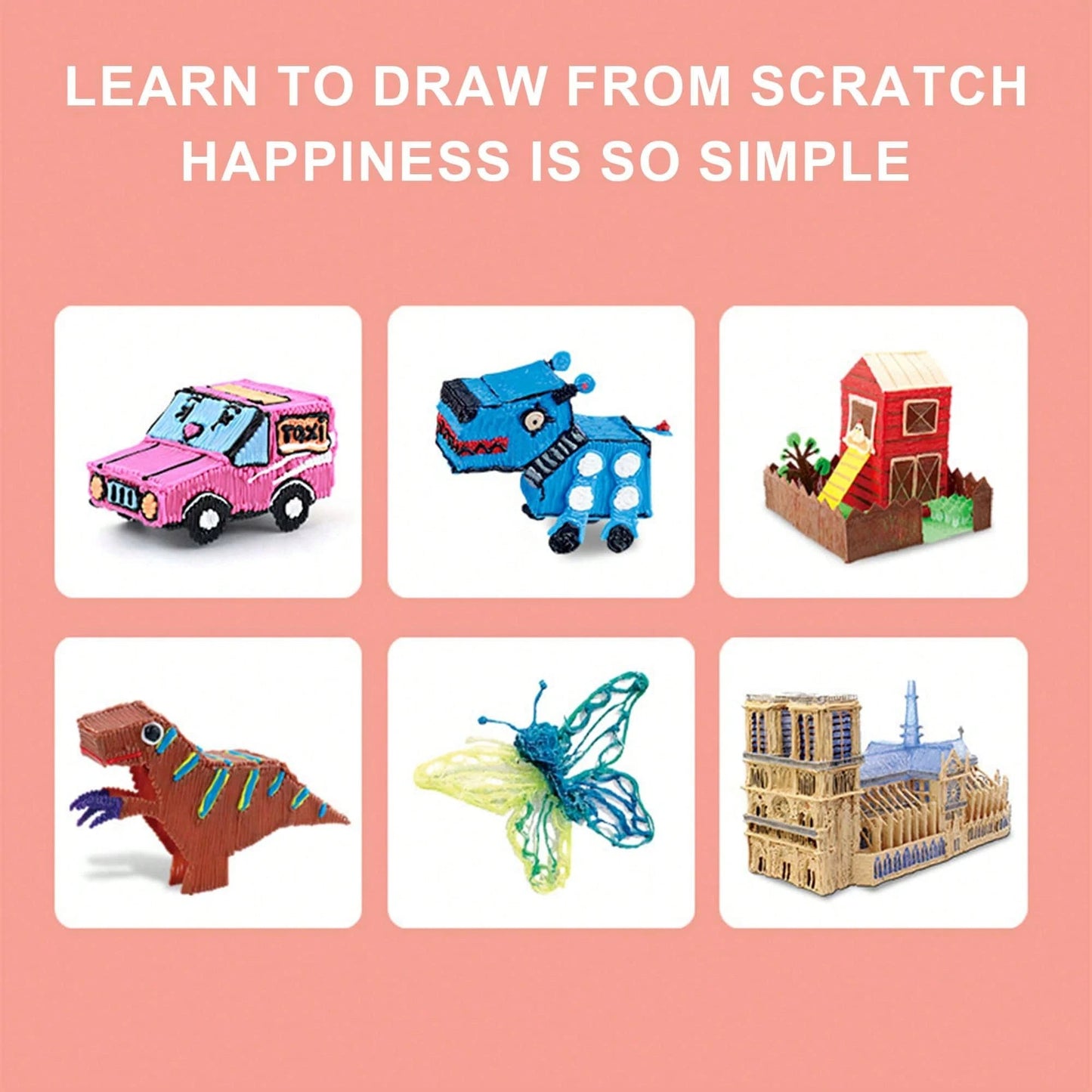 🏆NEW 3D Printing Pen 3d Pen Set for Kids Chidren Child's Birthday Christmas Creative DIY Gift LCD Display with PLA Filament