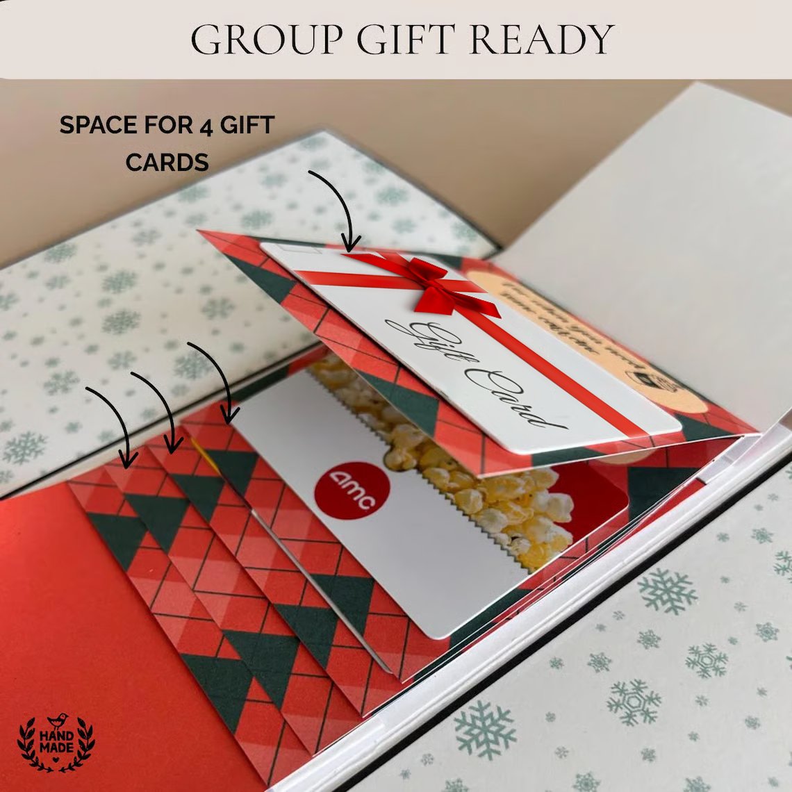 🎄 50K+ SOLD! 🎁✨ Christmas Gift Card Holder Book – Handmade Holiday Surprise, Festive Design & Heartfelt Gifting Magic 🎅