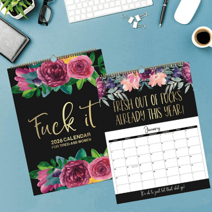 Fuck It Again – 2026 Calendar For Women Who’ve Had Enough