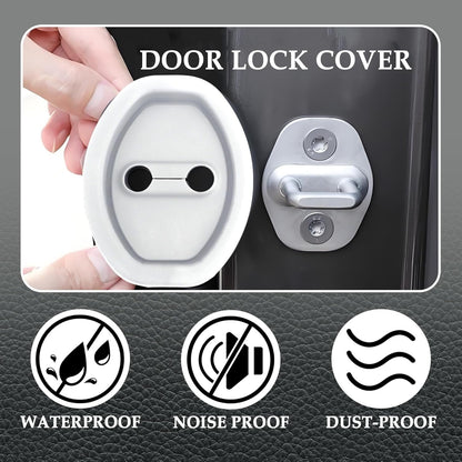 Car Door Lock Silicone Protective Pad
