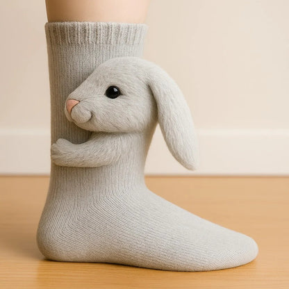 Cosy 3D Knit Animal Socks, Cute & Comfy for You or a Lovely Gift 💝