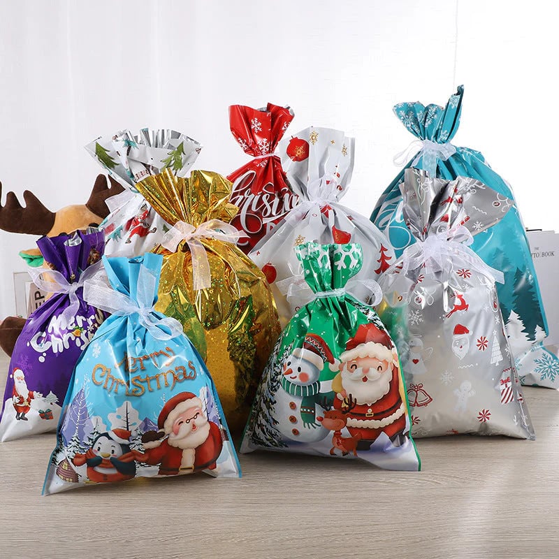MerryPouch Christmas Drawstring Gift Bags
