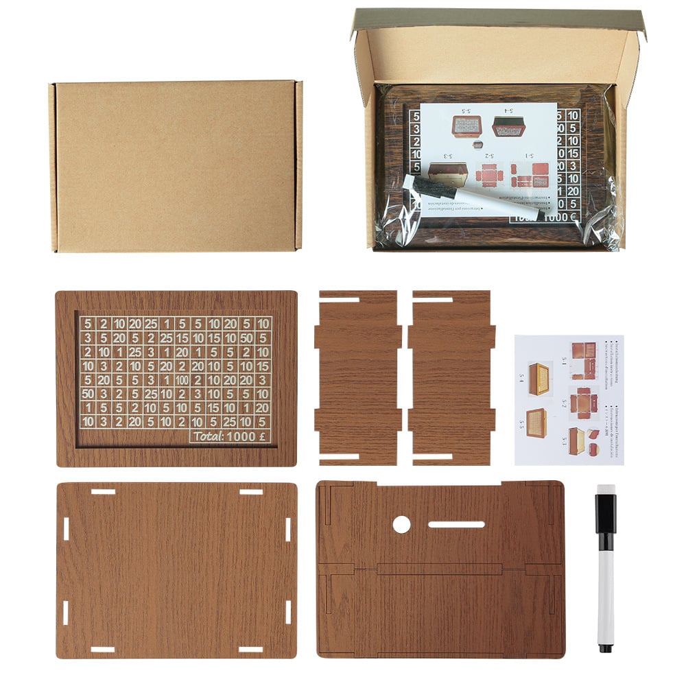 🔥Cash Vault Wooden Savings Box🎁