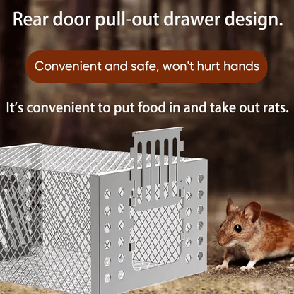 🚀🐭Stainless Steel Automatic Mousetrap