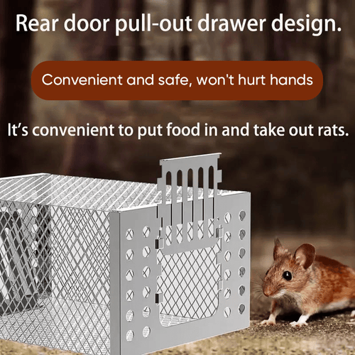 🚀🐭Stainless Steel Automatic Mousetrap