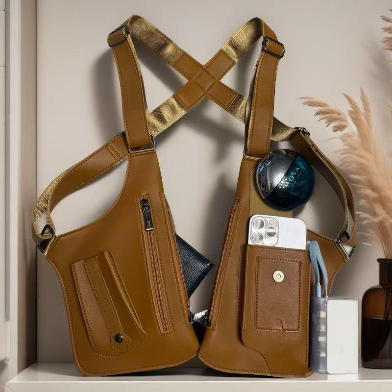 🔥HOT SALE 47% OFF-Premium Leather Adjustable Underarm Shoulder Bag for Men & Women