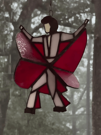 🔥LAST DAY 60% OFF - The Memphis Melody💃🤘 Handmade Stained Glass Spinner