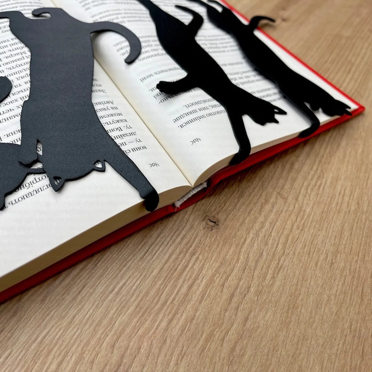 🔥😹5Pcs Metal Cat bookmark