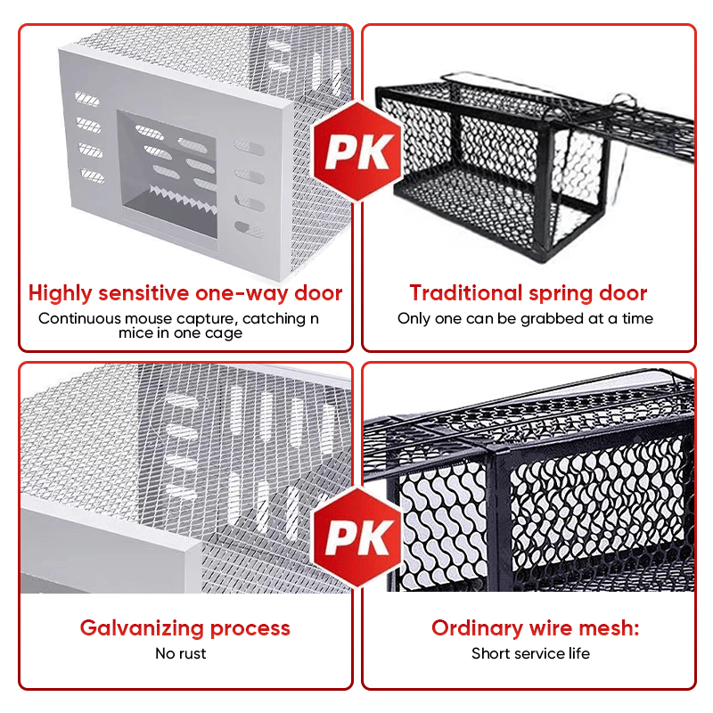 🚀🐭Stainless Steel Automatic Mousetrap