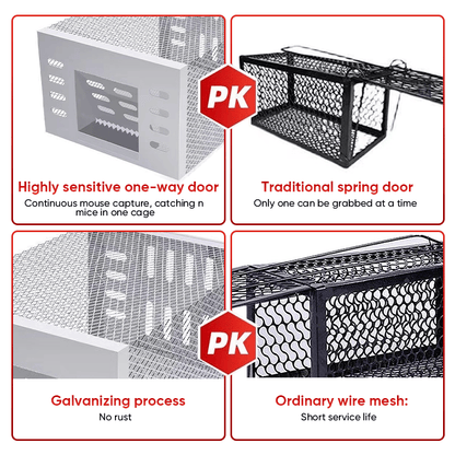 🚀🐭Stainless Steel Automatic Mousetrap