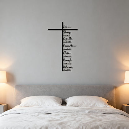 🏆 32K+ SOLD! 🕊️✝️ Sacred Cross Wall Art  – Scripture-Inspired Design for Peaceful Living Spaces 🌸