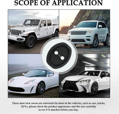 Car Door Lock Silicone Protective Pad