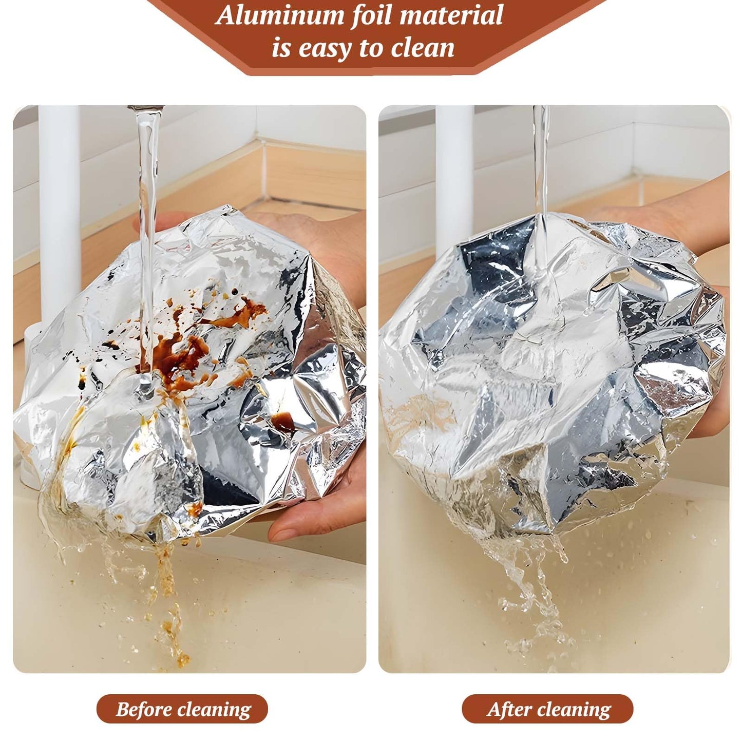 Reusable Aluminum Foil Food Covers