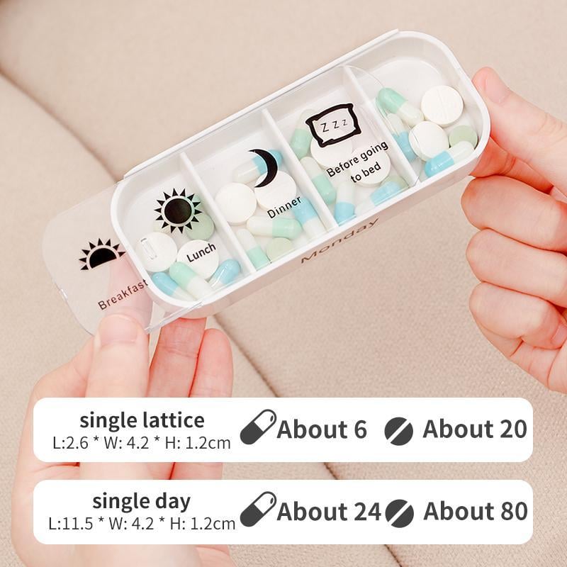 💊 Stay on Track - ✨7-Day Medication Organizer - For Effortless Health Management! 📅
