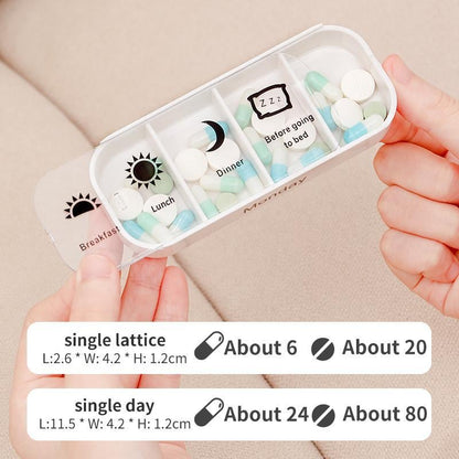 💊 Stay on Track - ✨7-Day Medication Organizer - For Effortless Health Management! 📅