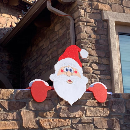 🎅Christmas Fence Peeker - outdoor holiday decoration sign